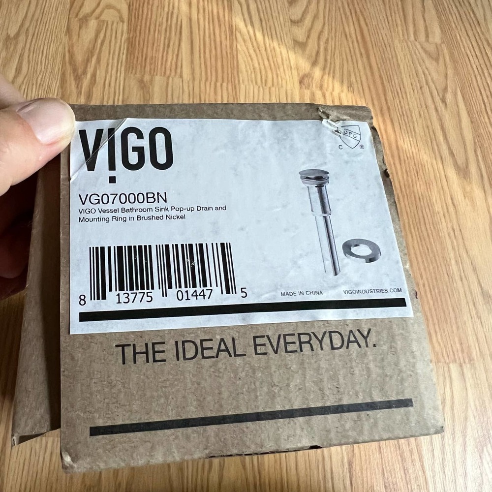 Vigo 1-3/4" Pop-Up Drain Assembly  | Brushed Nickel | VG07000BN